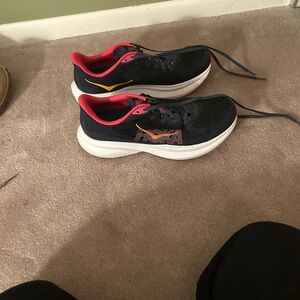 Hoka Women's Shoes in Black and Pink